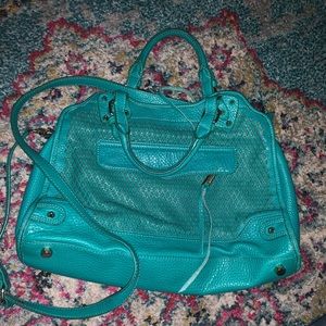 Rebecca Minkoff- Green- Soft Leather- Zip Purse